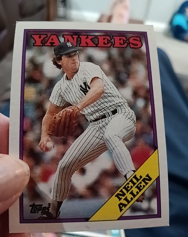 1988 Topps #384 Neil Allen — front