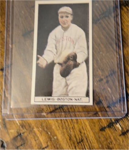 1912 Hygrade T-207 #Irving Lewis Boston Nationals — front