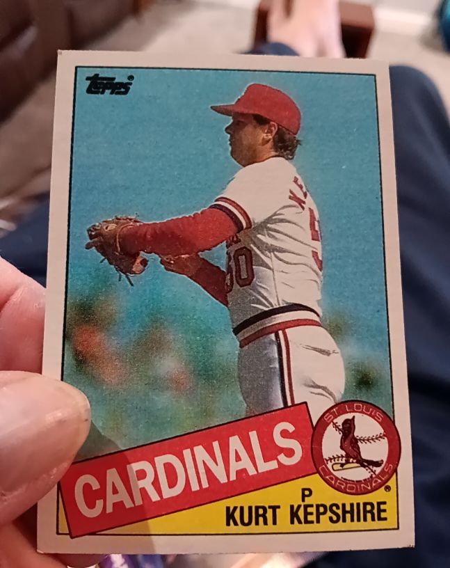 1985 Topps #474 Kurt Kepshire — front