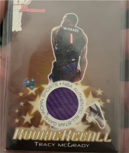 2003 Bowman Rookie Recall #RRE-TM Tracy McGrady — front