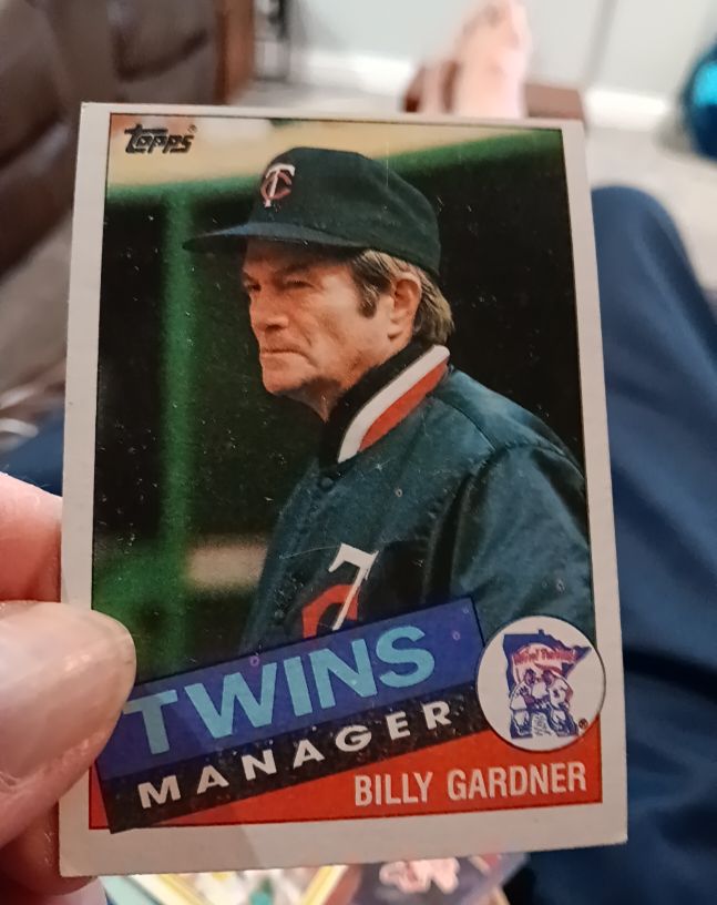 1985 Topps #213 Billy Gardner — front
