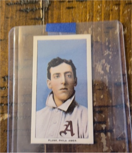 1910 T206 Eddie Plank Philadelphia Athletics — front