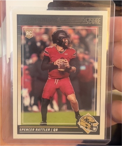 2024 Panini Score #345 Spencer Rattler Rookie — front