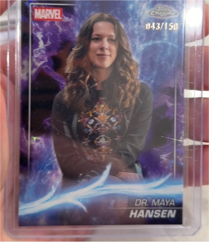 2025 Topps Chrome Marvel Studios #36 Dr. Maya Hansen — front