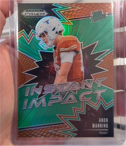 2025 Panini Prizm Draft Picks #II-AMG Arch Manning Instant Impact — front