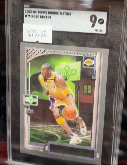2003-04 Topps Rookie Matrix #75 Kobe Bryant — front