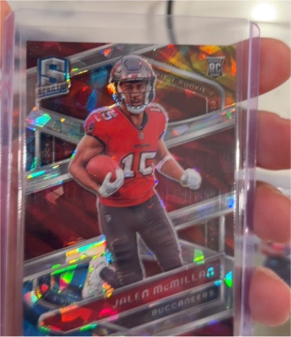 2024 Panini Spectra #138 Jalen McMillan Celestial Prizm — front
