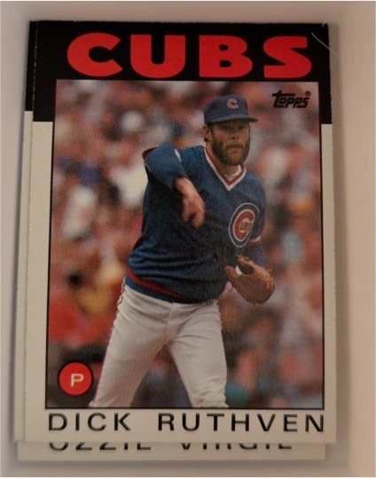 1986 Topps #98 Dick Ruthven — front