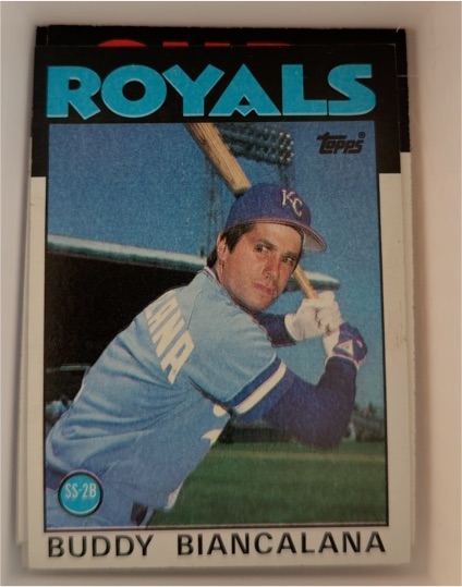 1986 Topps #99 Buddy Biancalana — front