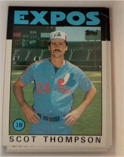 1986 Topps #93 Scot Thompson — front