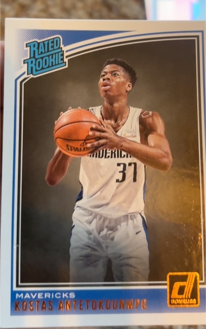 2018-19 Donruss #185 Kostas Antetokounmpo — front
