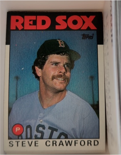 1986 Topps #91 Steve Crawford — front