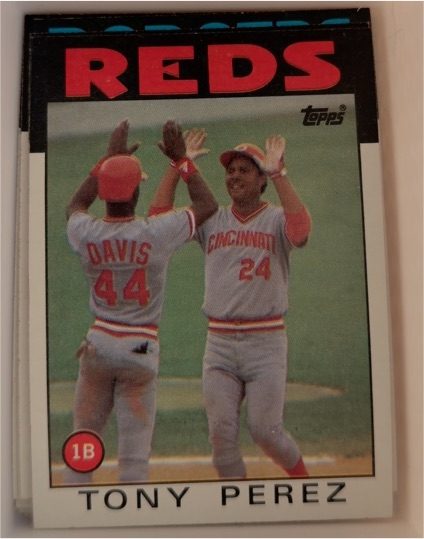 1986 Topps #85 Tony Perez — front
