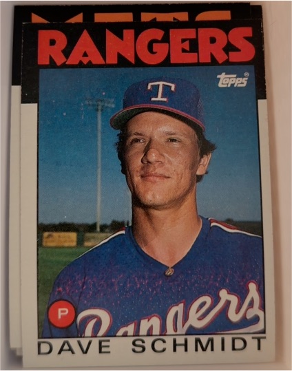 1986 Topps #79 Dave Schmidt — front