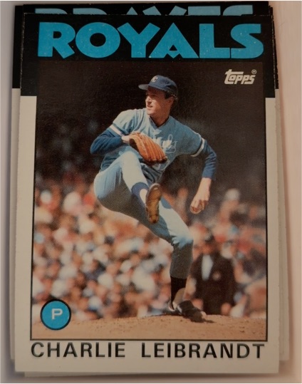 1986 Topps #77 Charlie Leibrandt — front