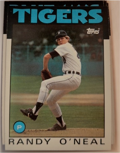 1986 Topps #73 Randy O'Neal Detroit Tigers — front
