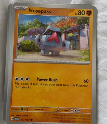 2023 Pokémon SV06: Twilight Masquerade #101 Nosepass — front