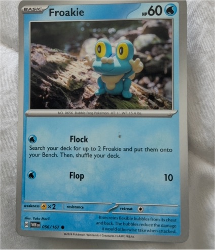 2024 Pokémon Twilight Masquerade #056 Froakie — front