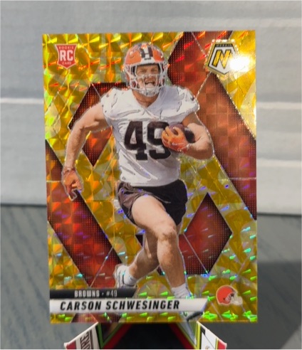 2025 Panini Mosaic #371 Carson Schwesinger — front