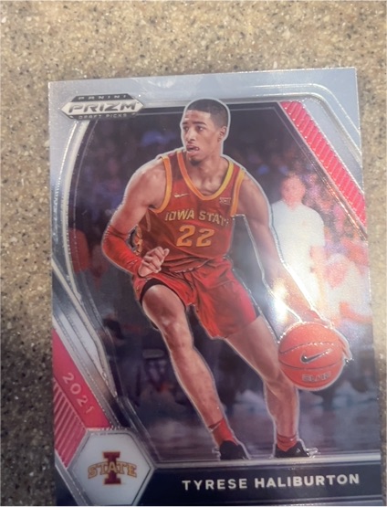 2021 Panini Prizm Draft Picks #37 Tyrese Haliburton — front