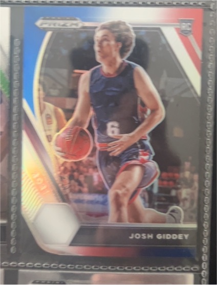2021-22 Panini Prizm Draft Picks #17 Josh Giddey — front