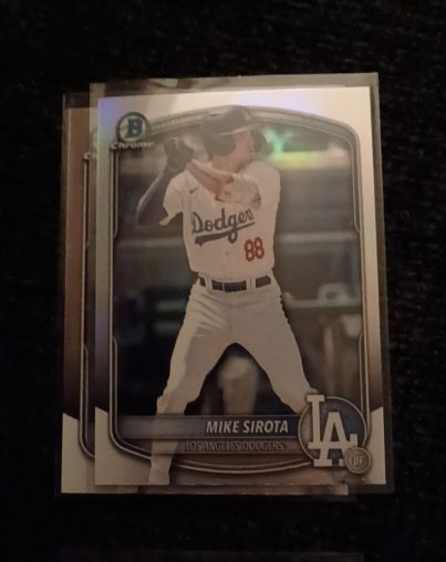2025 Bowman Draft Chrome #BDC-11 Mike Sirota — front