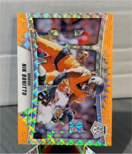 2025 Panini Mosaic #5 Nik Bonitto Bang! — front