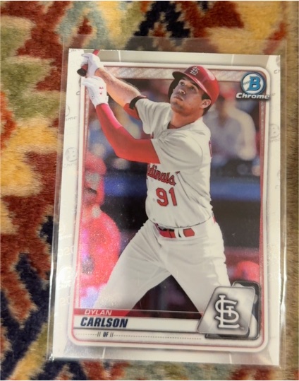 2020 Bowman Chrome Prospects #BCP-106 Dylan Carlson — front