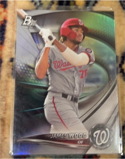 2022 Bowman Platinum Top Prospects #TOP-60 James Wood — front