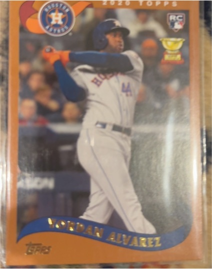 2020 Topps Archives #222 Yordan Alvarez Rookie Card — front
