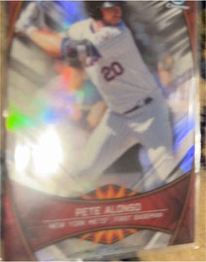 2019 Bowman Chrome Arizona Fall League AFL Stars #AFL-PA Pete Alonso — front