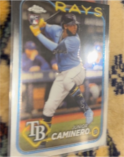 2024 Topps Chrome #213 Junior Caminero — front