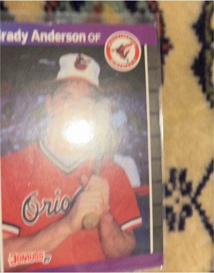 1989 Donruss #519 Brady Anderson — front