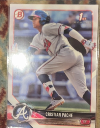 2018 Bowman Prospects #BP46 Cristian Pache — front