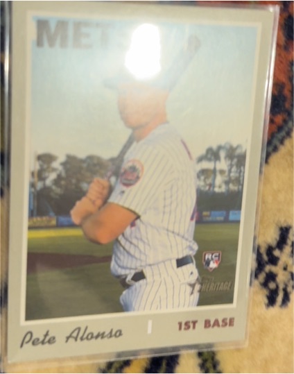 2019 Topps Heritage #519 Pete Alonso — front