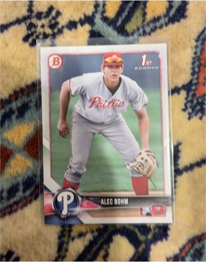 2018 Bowman #BD-25 Alec Bohm — front