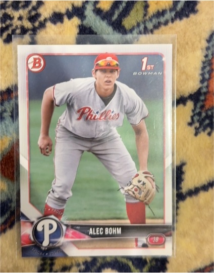2018 Bowman Draft #BD-25 Alec Bohm — front