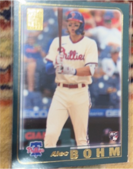 2021 Topps Archives #201 Alec Bohm — front