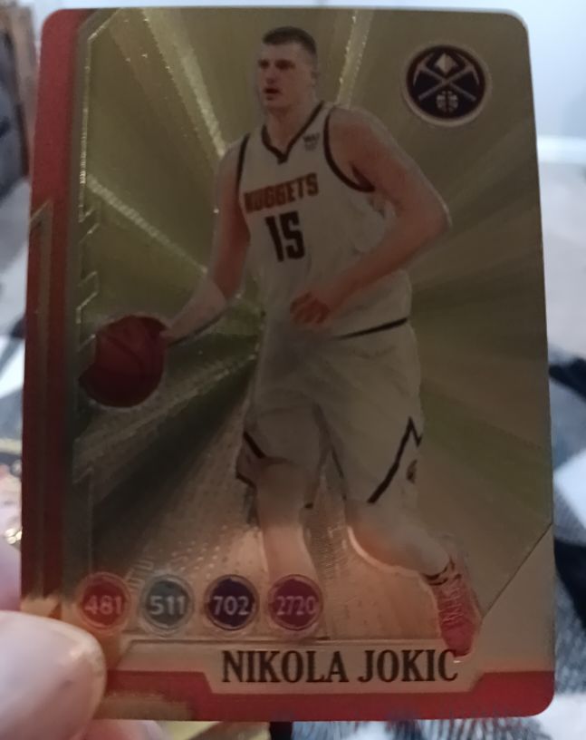 2023 Ballsuperstar NBA All Stars Base Gold Game Card Nikola Jokic — front