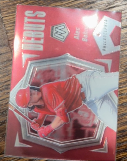 2021 Panini Mosaic Debuts #PD20 Alec Bohm — front