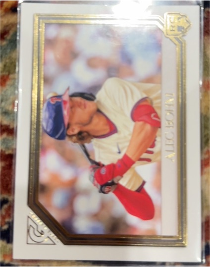2021 Topps Gallery #122 Alec Bohm Rookie Card — front