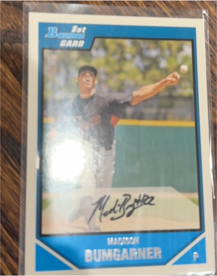 2007 Bowman Draft Picks & Prospects #BDPP61 Madison Bumgarner — front