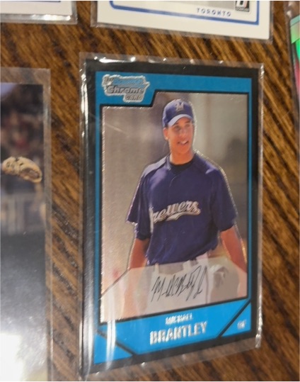 2007 Bowman Chrome #BC15 Michael Brantley — front