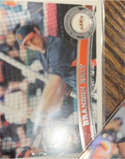 2011 Topps #605 Brandon Belt — front