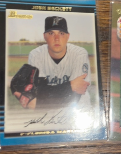2002 Bowman #115 Josh Beckett — front