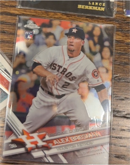 2017 Topps Chrome Update #HMT60 Alex Bregman Rookie Debut — front