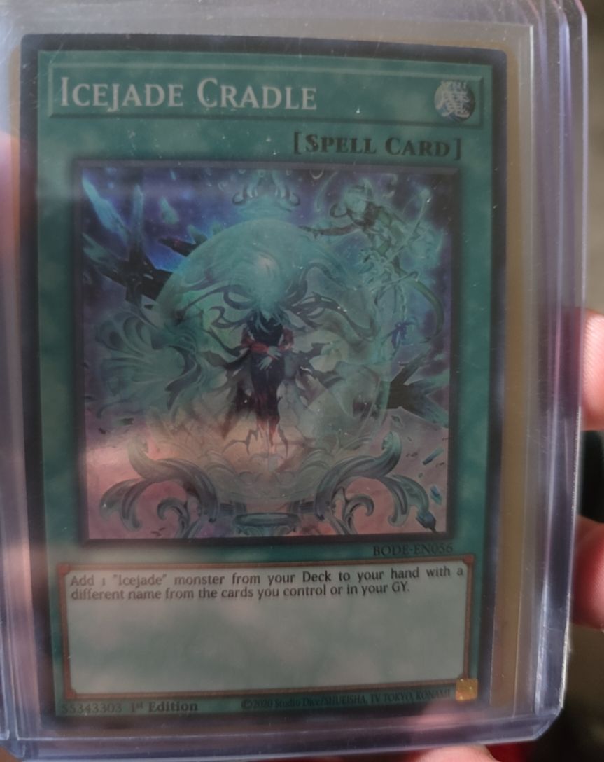 2020 Yu-Gi-Oh! BODE-EN056 Icejade Cradle — front