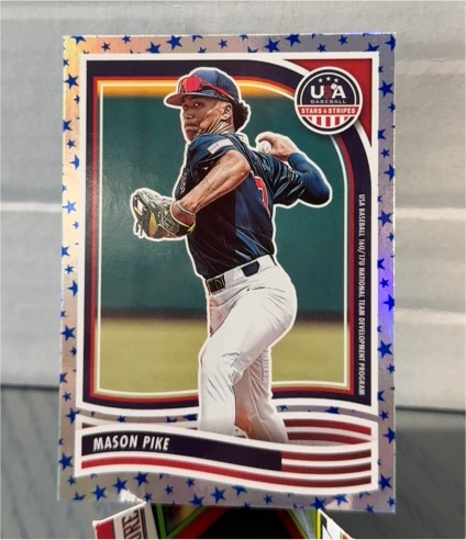 2024 Panini USA Baseball Stars & Stripes #111 Mason Pike — front