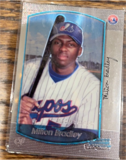 2000 Bowman Chrome Draft Picks & Prospects #15 Milton Bradley — front