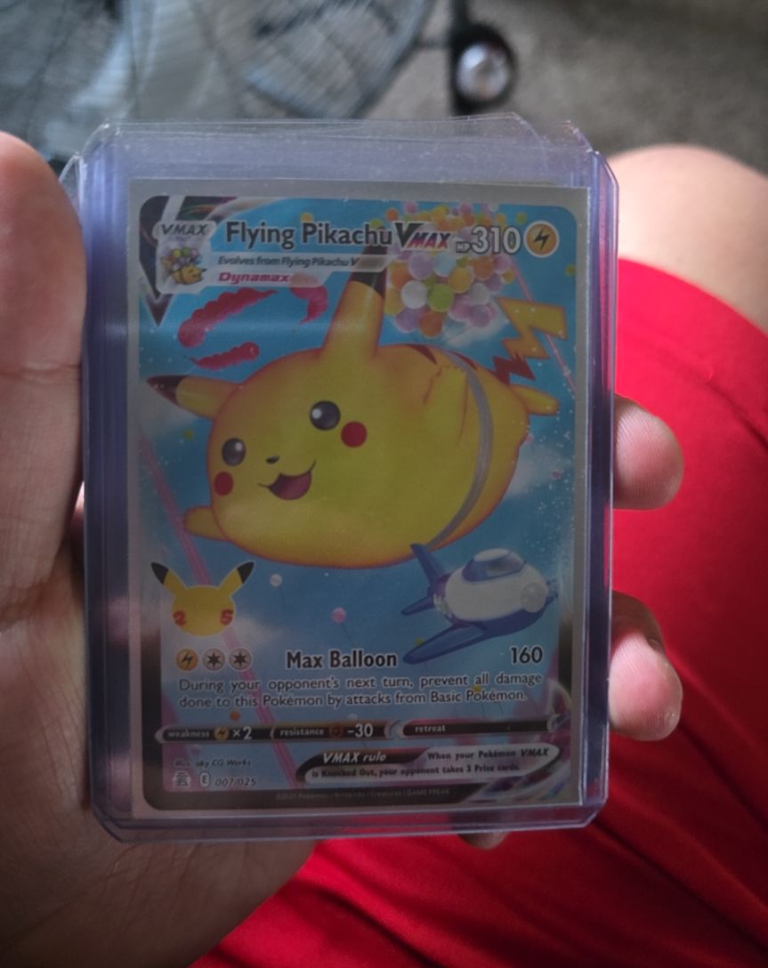 2021 Pokemon Celebrations #007 Flying Pikachu VMAX — front